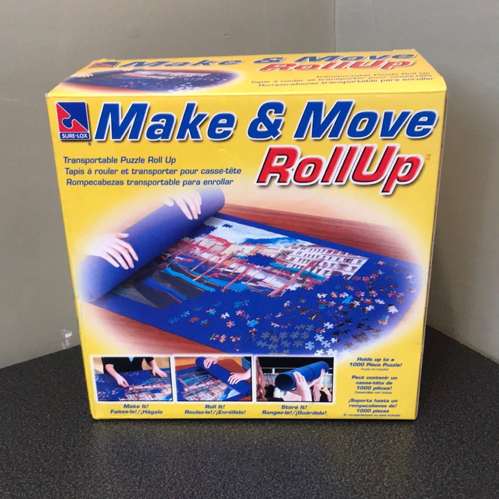 🌻2/$25🌻Sur-Lox "Make & Move Roll Up" Felt Puzzle Storage (up to 1000 Piece)